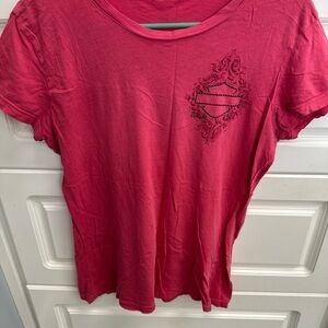Harley-Davidson Red Short Sleeve T-Shirt, Medium